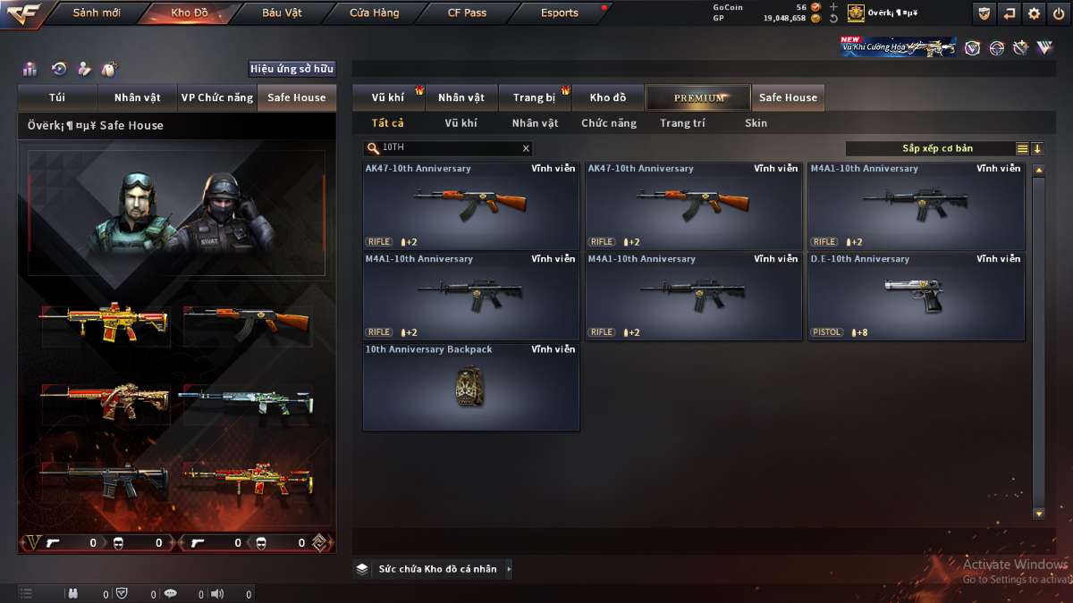 shop acc cf uy tin gia re